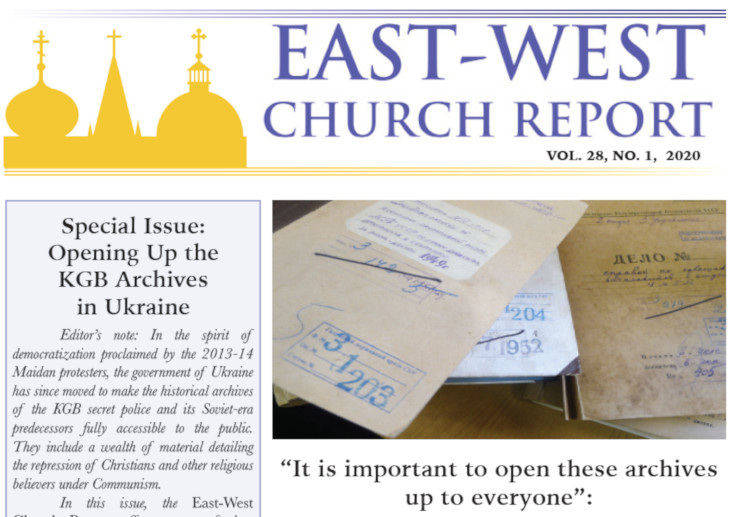 Dr. Tatiana Vagramenko featured in a special issue of East-West Church Report